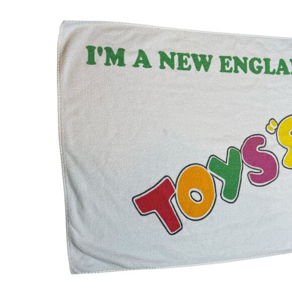 Vintage 1990's I'm A New England Toys R Us Kid Geoffrey The Giraffe Cotton Towel - Picture 4 of 6